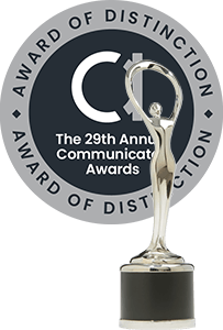 The Communicator Awards Distinction Statuette